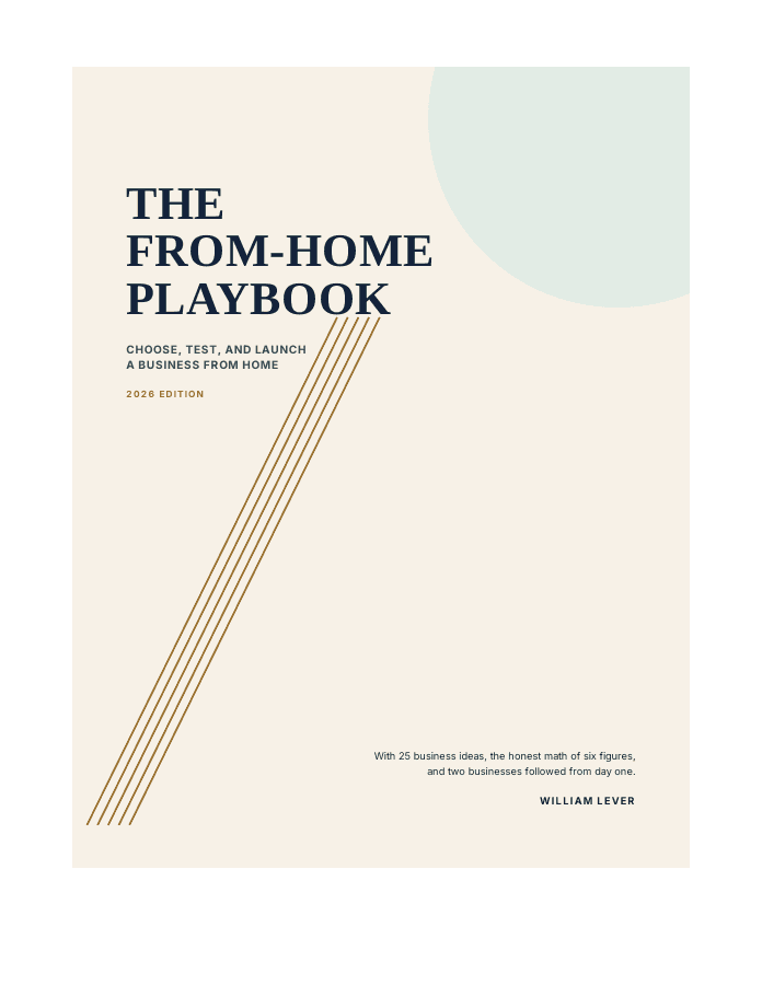 Sample page from The From-Home Playbook